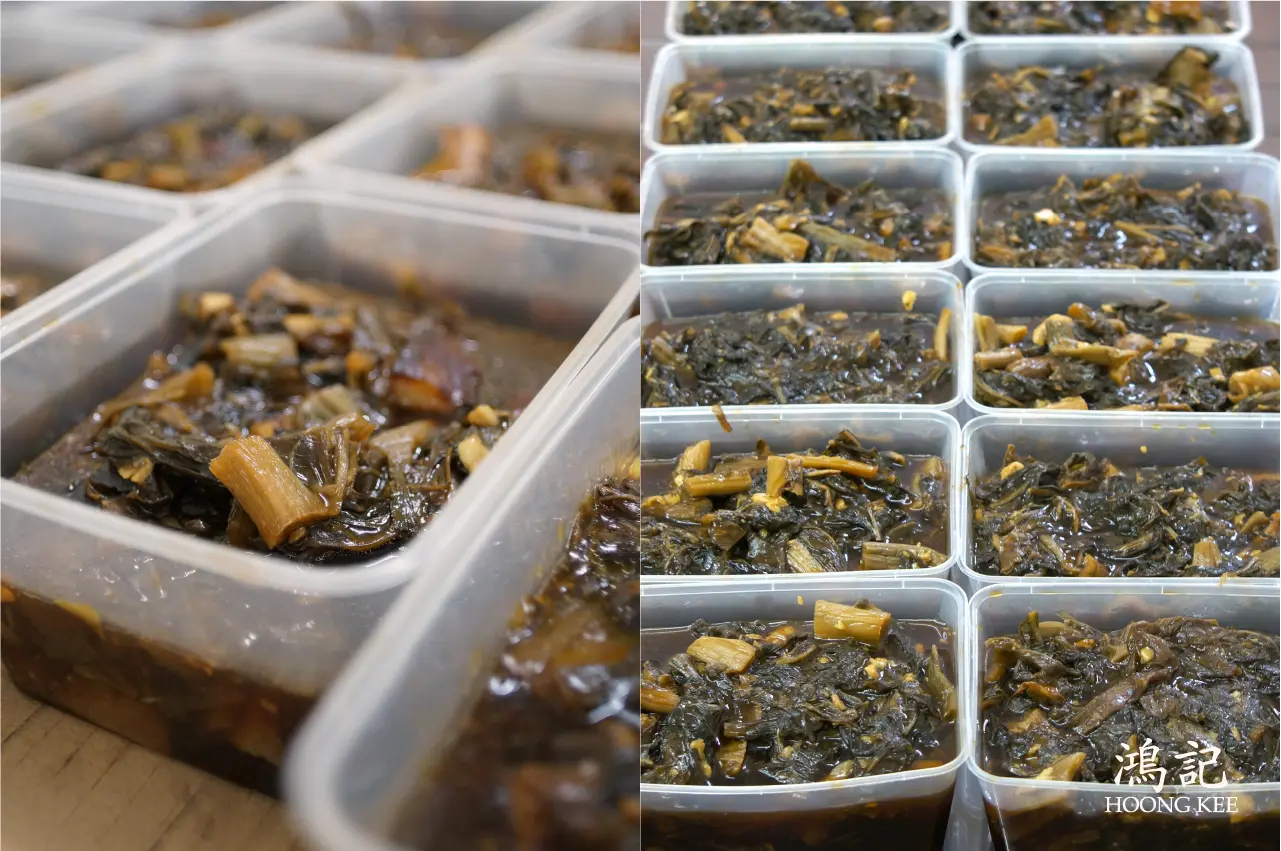 Homemade braised Chinese dishes packed for takeaway and delivery