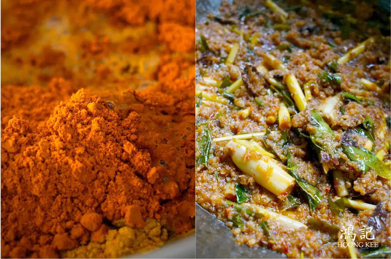 Homemade curry paste prepared for fusion-style curry dishes