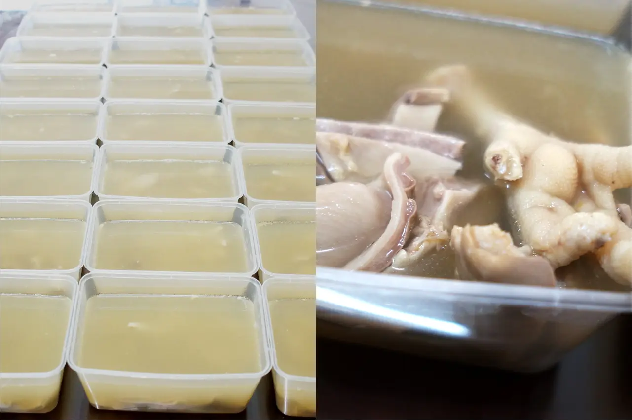 Homemade white pepper pork stomach soup prepared in ready to eat portions